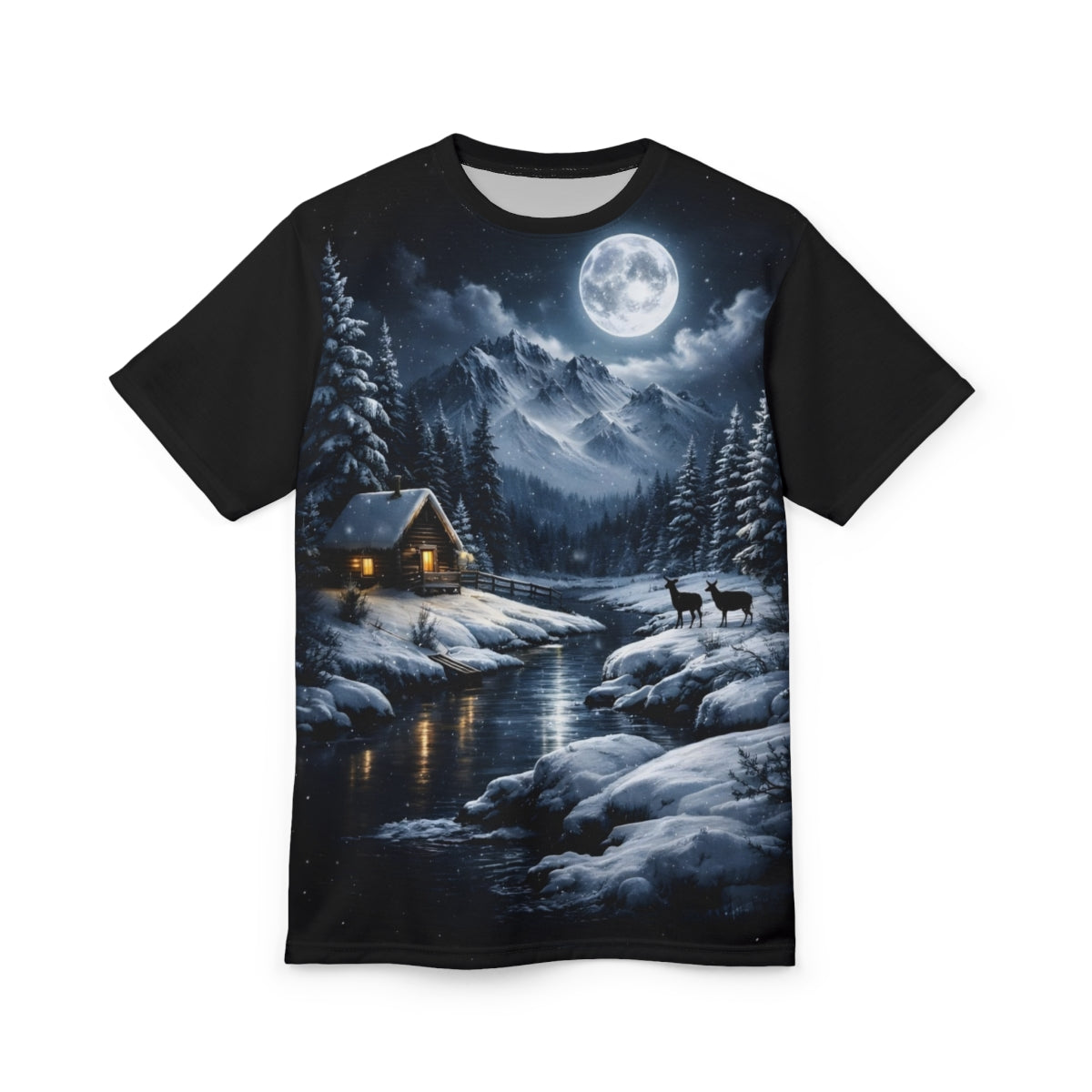 Snowed In Polyester T-Shirt